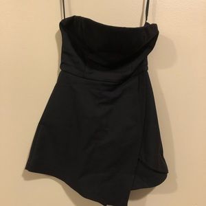**on hold** Black White Fox XS romper with tags
